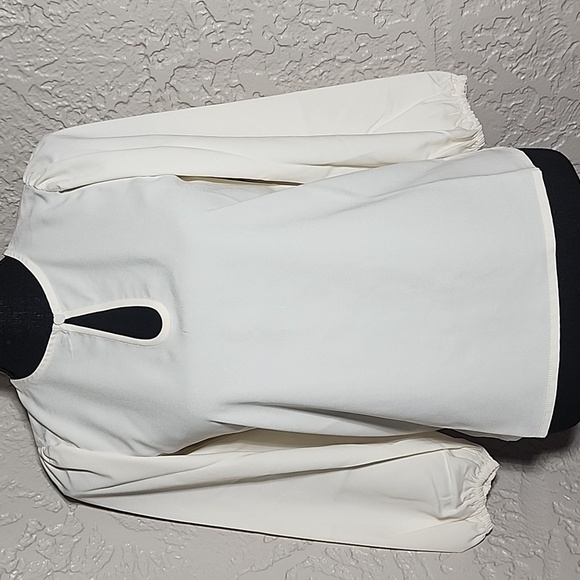 J. Crew 3/4 Sleeve Bib Collar Blouse - Picture 4 of 6